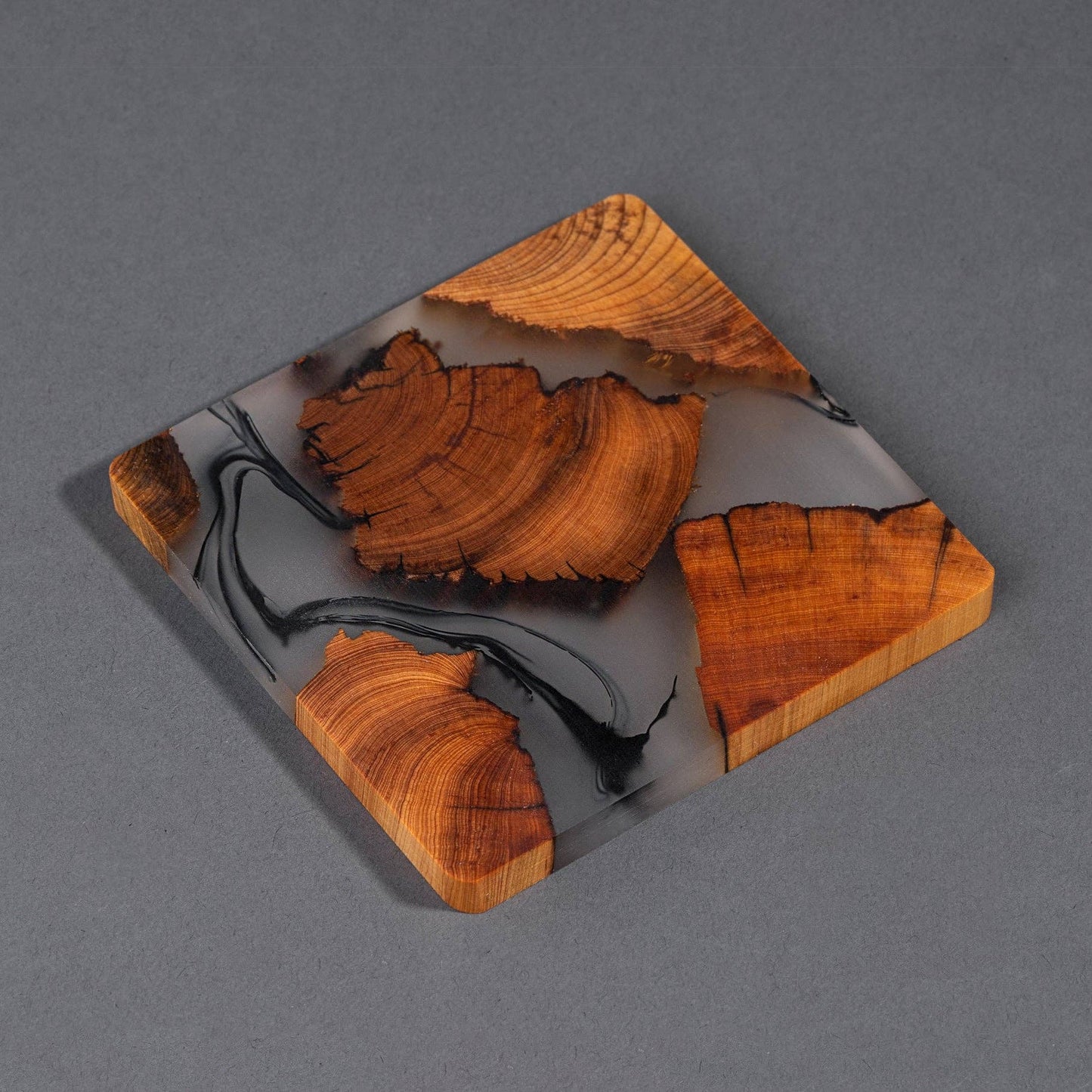 Avocrafts Handcrafted Cedar Coasters, Full Set of 6: No Holder