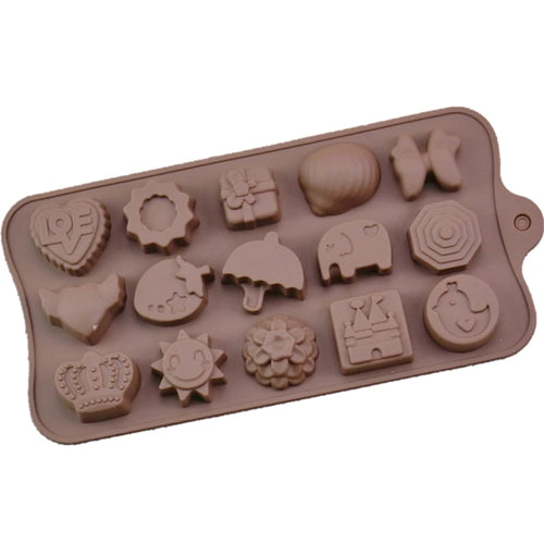 New Silicone Chocolate Mold 29 Shapes 3D Chocolate Baking Tools Jelly