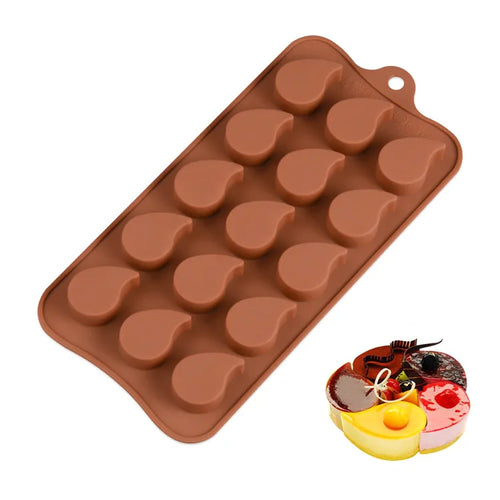 New Silicone Chocolate Mold 29 Shapes 3D Chocolate Baking Tools Jelly