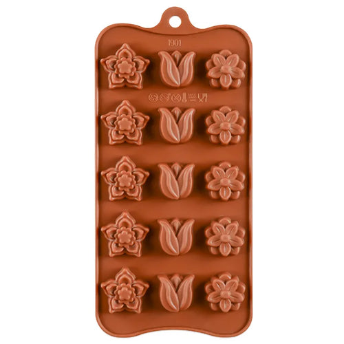 New Silicone Chocolate Mold 29 Shapes 3D Chocolate Baking Tools Jelly