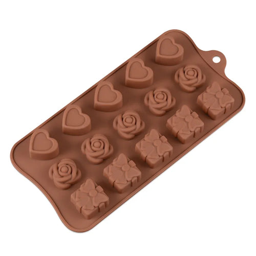 New Silicone Chocolate Mold 29 Shapes 3D Chocolate Baking Tools Jelly