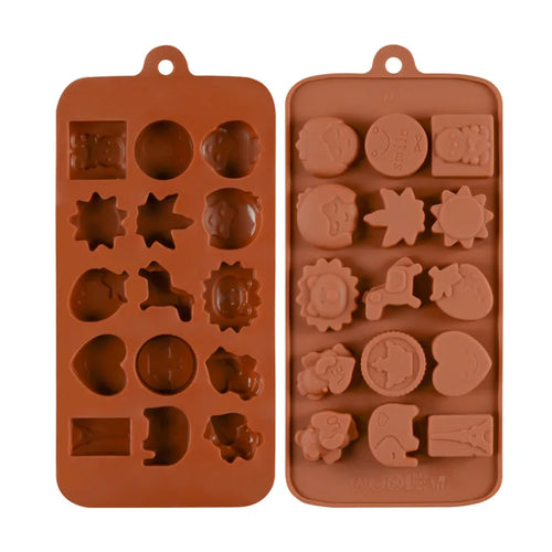 New Silicone Chocolate Mold 29 Shapes 3D Chocolate Baking Tools Jelly