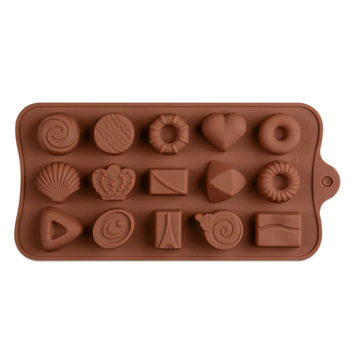 New Silicone Chocolate Mold 29 Shapes 3D Chocolate Baking Tools Jelly