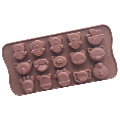 New Silicone Chocolate Mold 29 Shapes 3D Chocolate Baking Tools Jelly