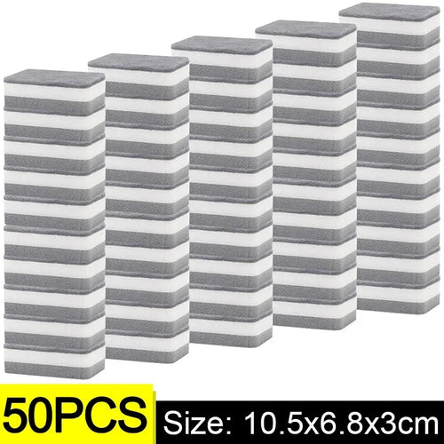 1-50Pcs Dishwashing Sponge Reusable Washable Sponge Kitchen Scouring