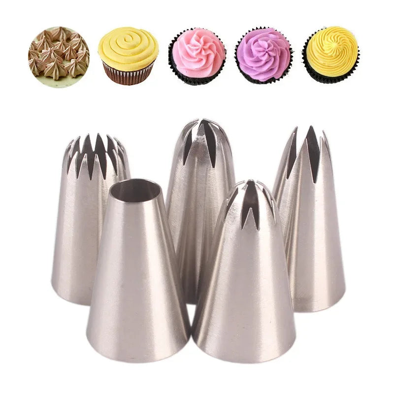 1M#2A#2D#2F#6B Russian Icing Piping Pastry Nozzles For Cakes Fondant