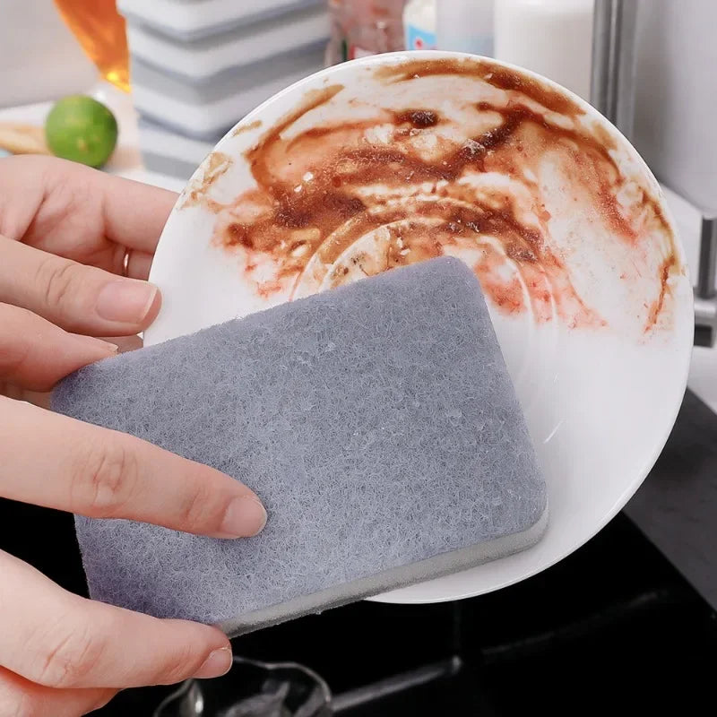 1-50Pcs Dishwashing Sponge Reusable Washable Sponge Kitchen Scouring