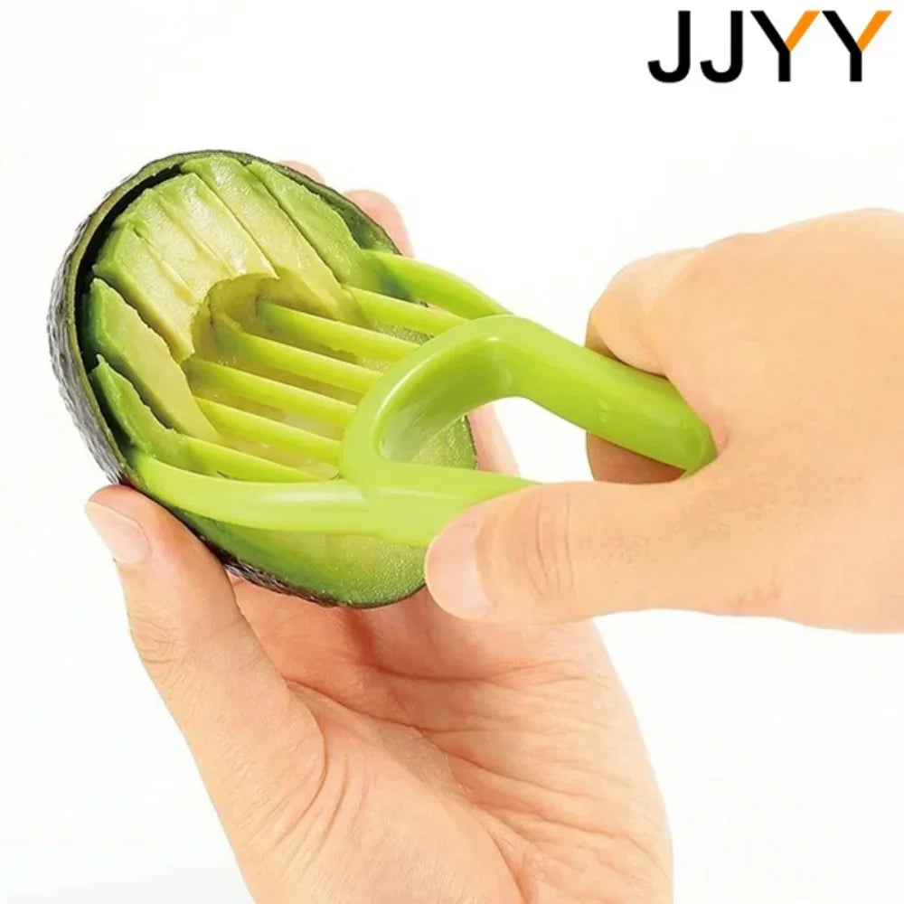 Multifunctional Avocado Cutter Corer Butter Fruit Slicer Peeler Pulp