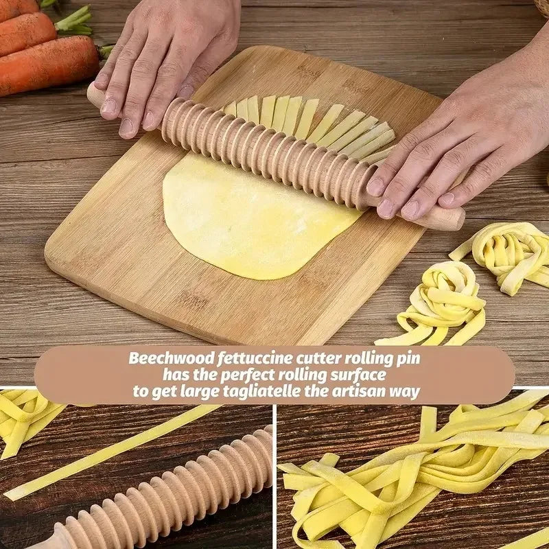 Gnocchi and Butter Board Wooden Set Italian Pasta Making Tools Ravioli