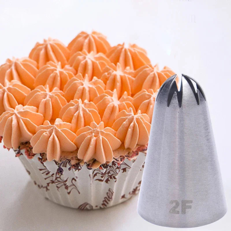 1M#2A#2D#2F#6B Russian Icing Piping Pastry Nozzles For Cakes Fondant