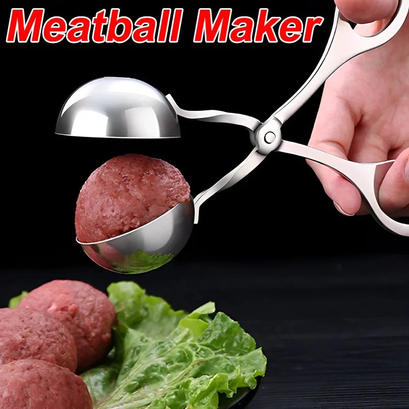 Stainless Steel Meatball Maker Tool Clip Non Stick Stuffed Meat Ball