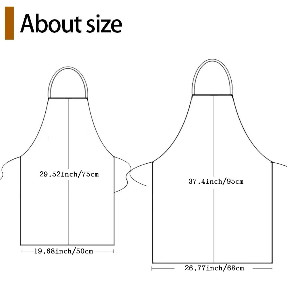 1pc, Super Hamburger Pattern Apron, Fashion Housework Kitchen