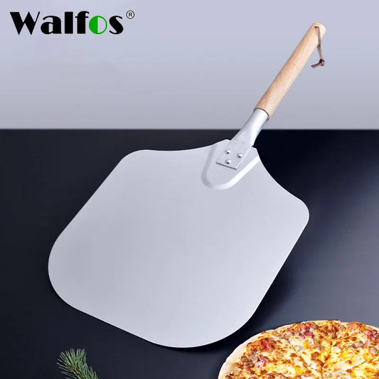 Walfos 1Pcs Stainless Steel Foldable Oak Handle Aluminium Folding