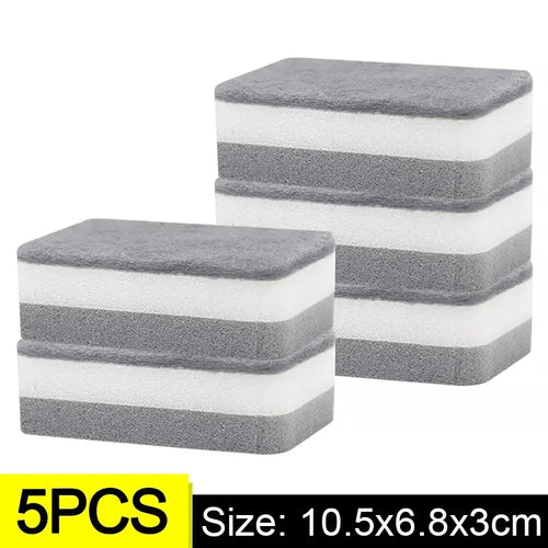 1-50Pcs Dishwashing Sponge Reusable Washable Sponge Kitchen Scouring