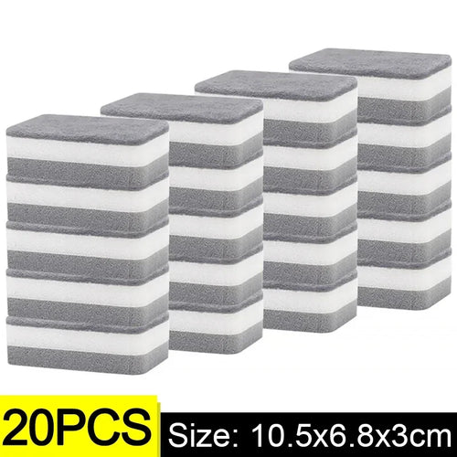 1-50Pcs Dishwashing Sponge Reusable Washable Sponge Kitchen Scouring