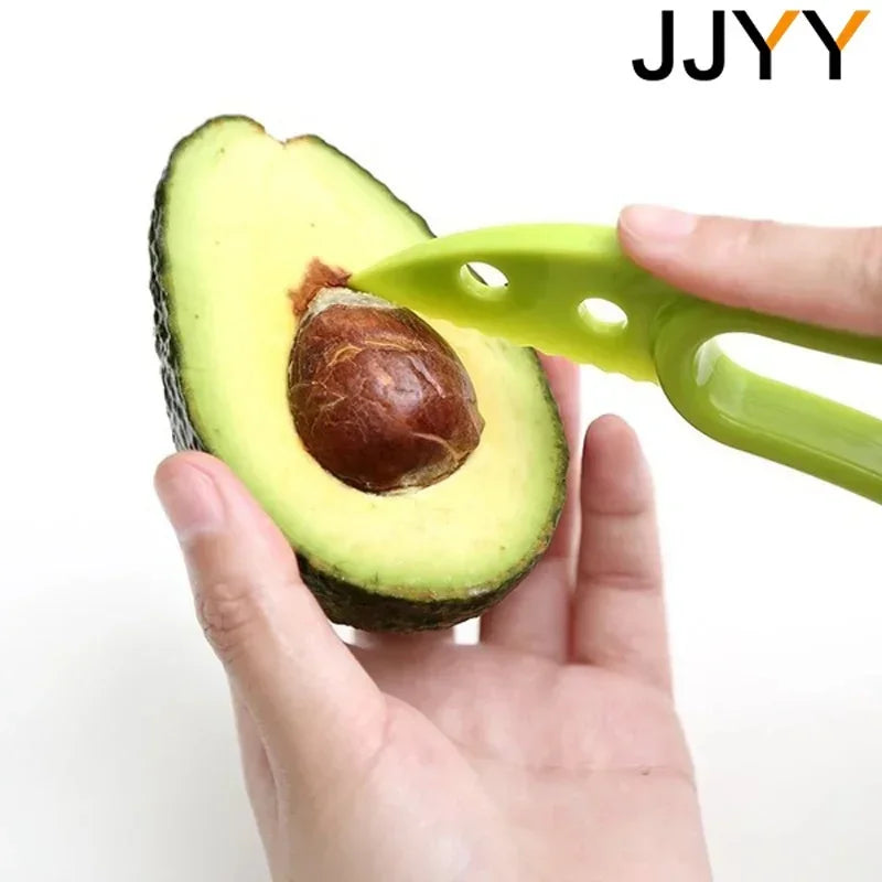 Multifunctional Avocado Cutter Corer Butter Fruit Slicer Peeler Pulp