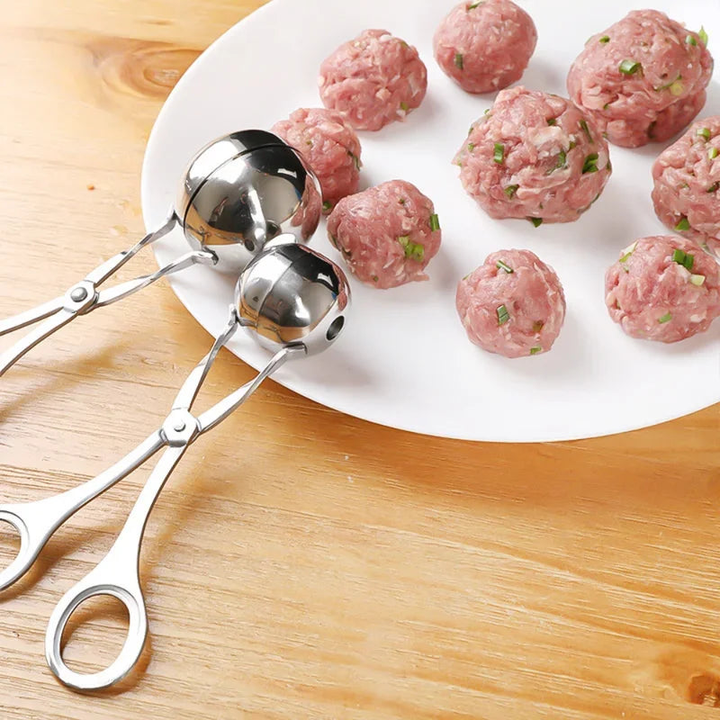 Stainless Steel Meatball Maker Tool Clip Non Stick Stuffed Meat Ball