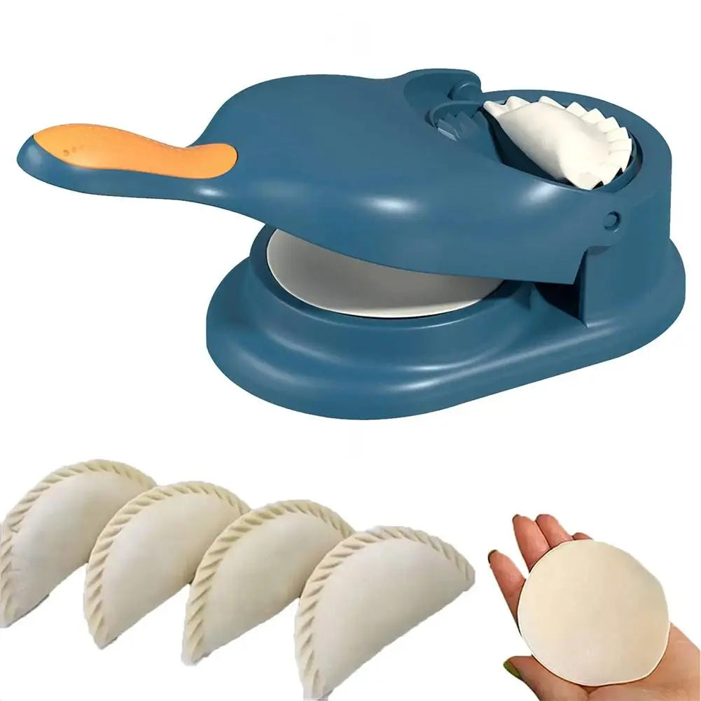 2 In1 Dumpling Maker DIY Kit Wrapper Presser Manual Labor-Saving