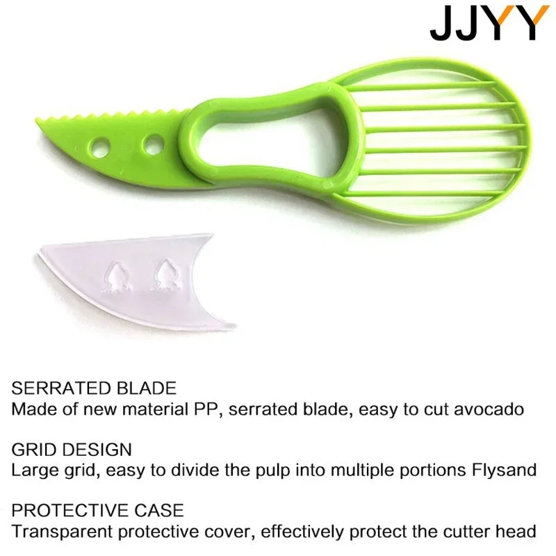 Multifunctional Avocado Cutter Corer Butter Fruit Slicer Peeler Pulp