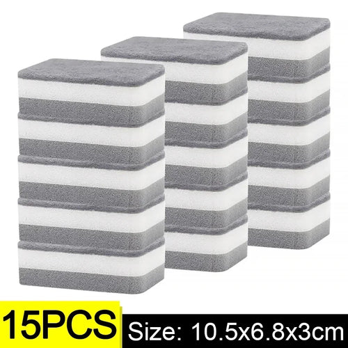 1-50Pcs Dishwashing Sponge Reusable Washable Sponge Kitchen Scouring