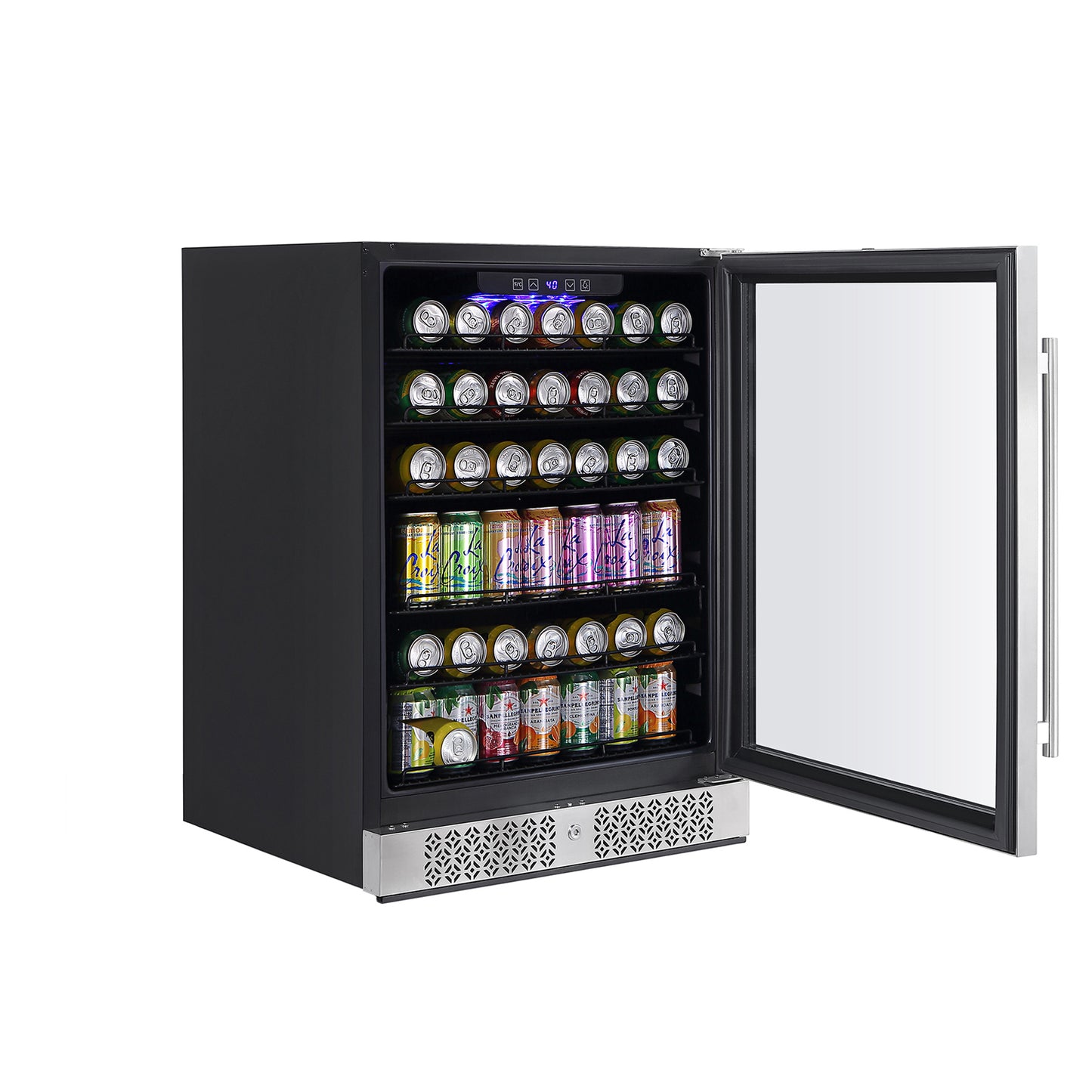 Empava BR02S 24 Inch Freestanding & Built-in Beverage Fridge